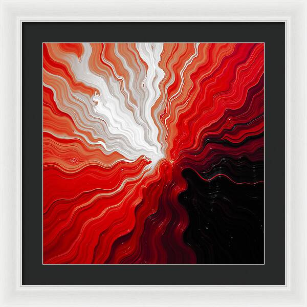 Starburst Dark - Framed Print
