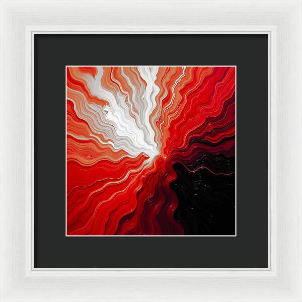 Starburst Dark - Framed Print