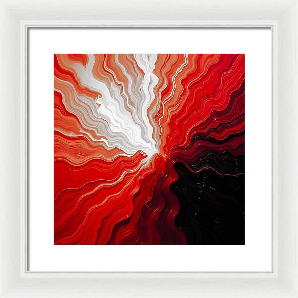 Starburst Dark - Framed Print