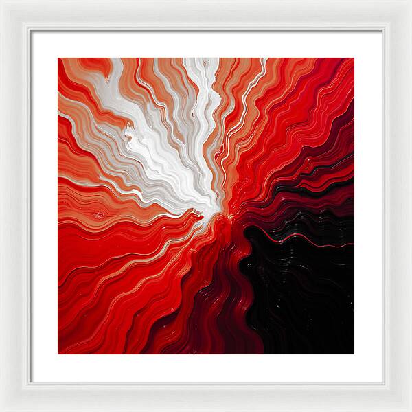 Starburst Dark - Framed Print