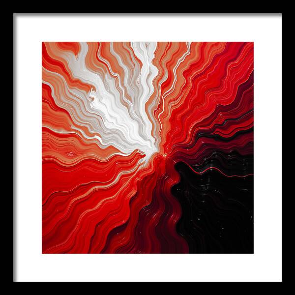 Starburst Dark - Framed Print