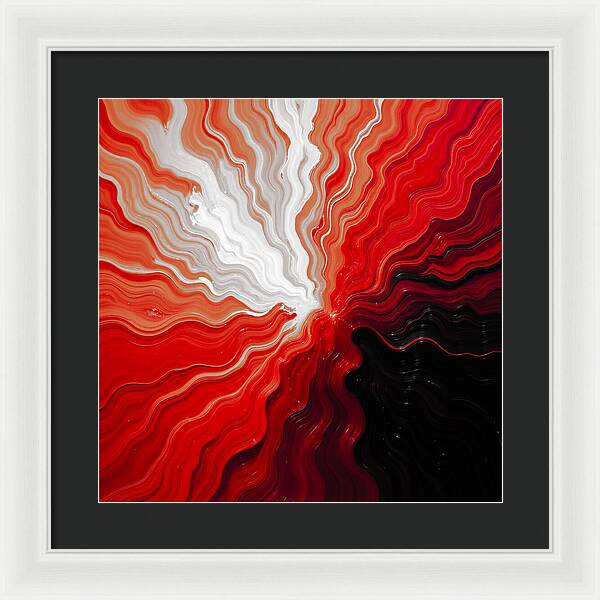 Starburst Dark - Framed Print