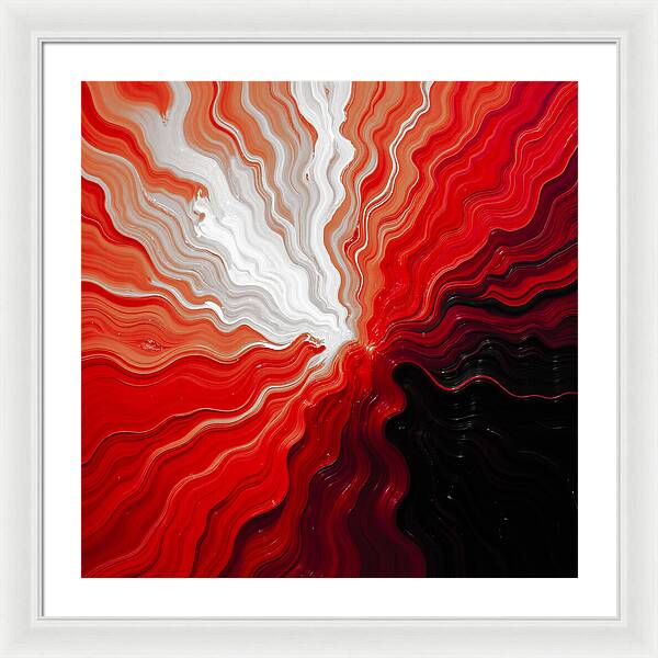 Starburst Dark - Framed Print