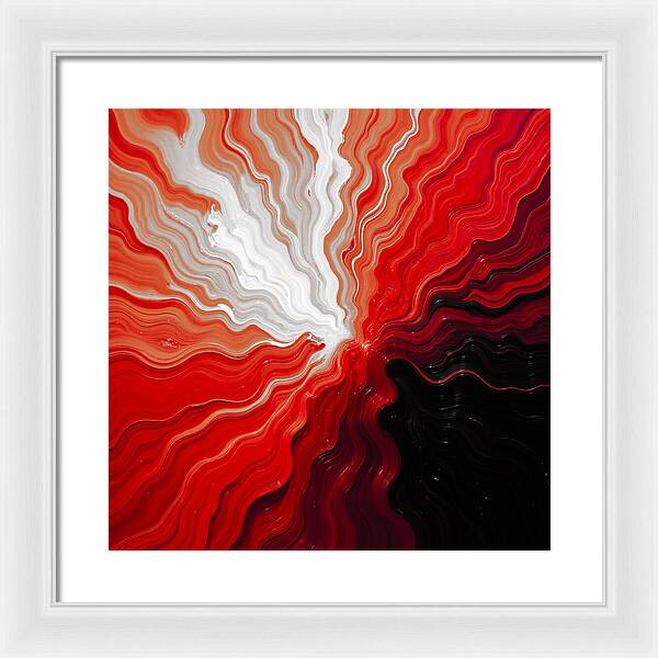 Starburst Dark - Framed Print