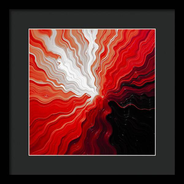 Starburst Dark - Framed Print