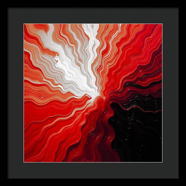 Starburst Dark - Framed Print