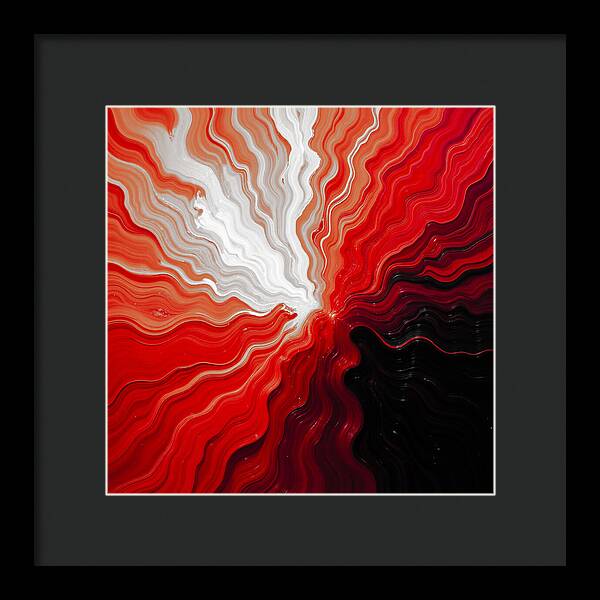 Starburst Dark - Framed Print