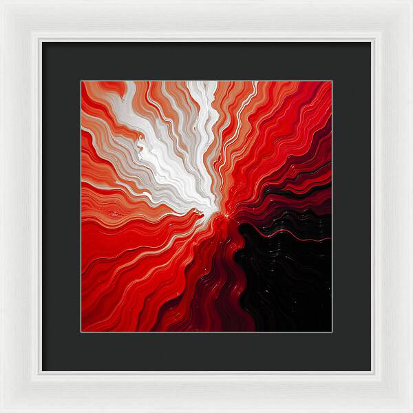 Starburst Dark - Framed Print