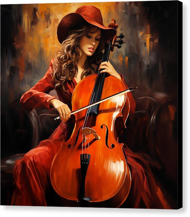 Stetson and Strings - Canvas Print