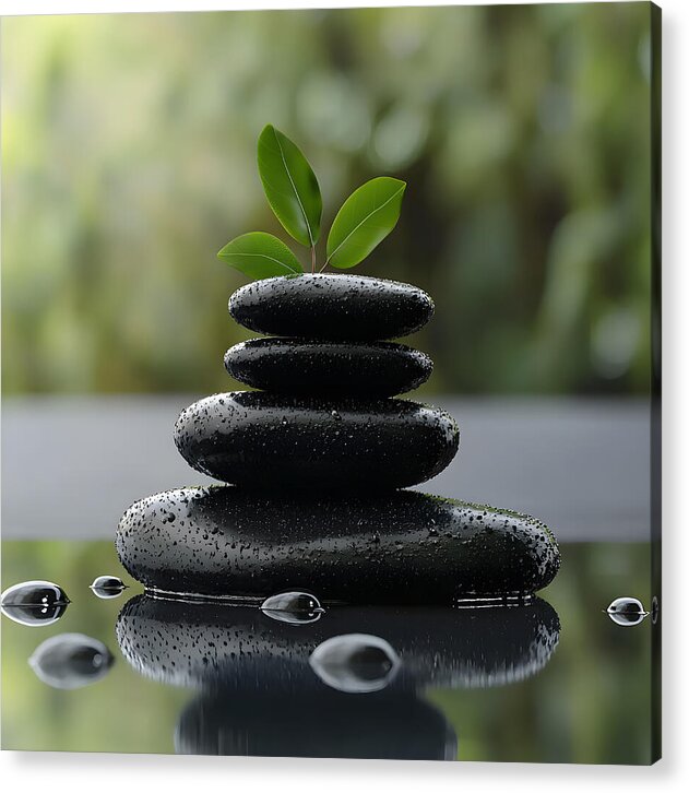 Stones of Tranquility - Acrylic Print