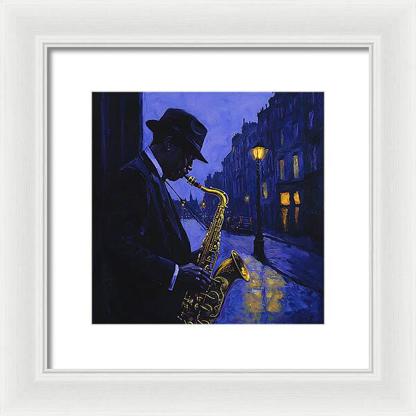 Streetlight Blues - Framed Print