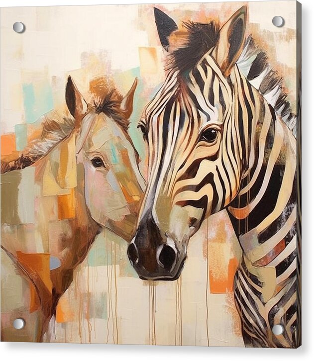 Stripes and Solids - Acrylic Print