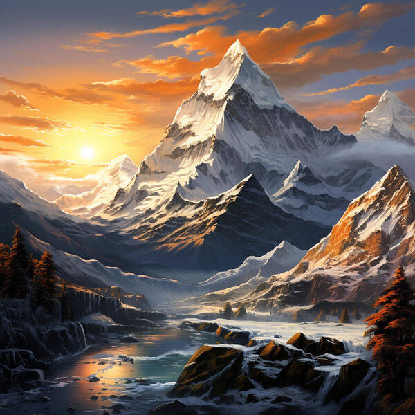 Summit Glory - Art Print