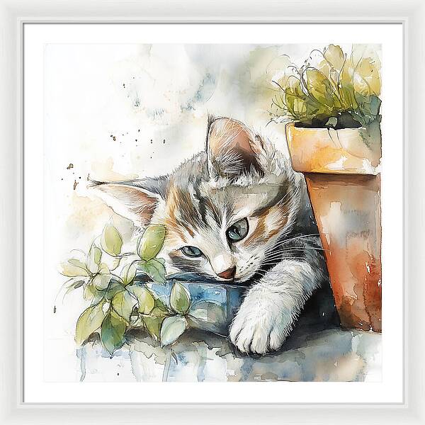 Tender Greens - Framed Print