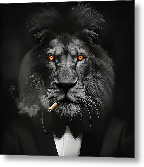 The Lion Don - Metal Print