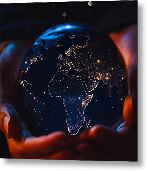 The World is Yours - Metal Print
