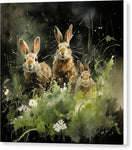 Switch Three Hare Stare - Canvas Print 3 image