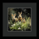 Switch Three Hare Stare - Framed Print 2 image