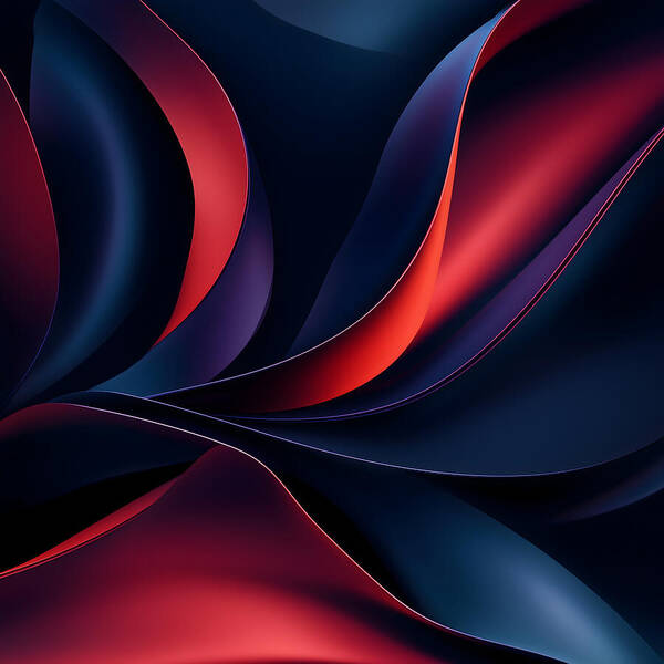 Velvet Waves - Art Print